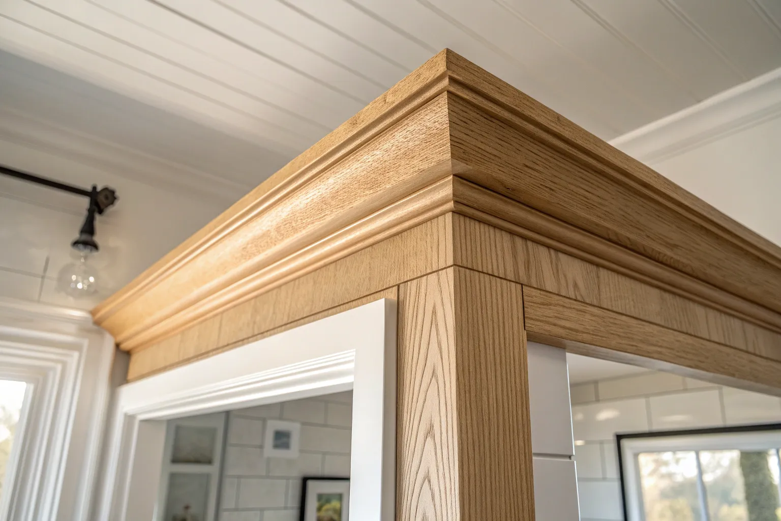 18+ Warm Wood Bathroom Ceiling Trim Ideas to Upgrade Your Space