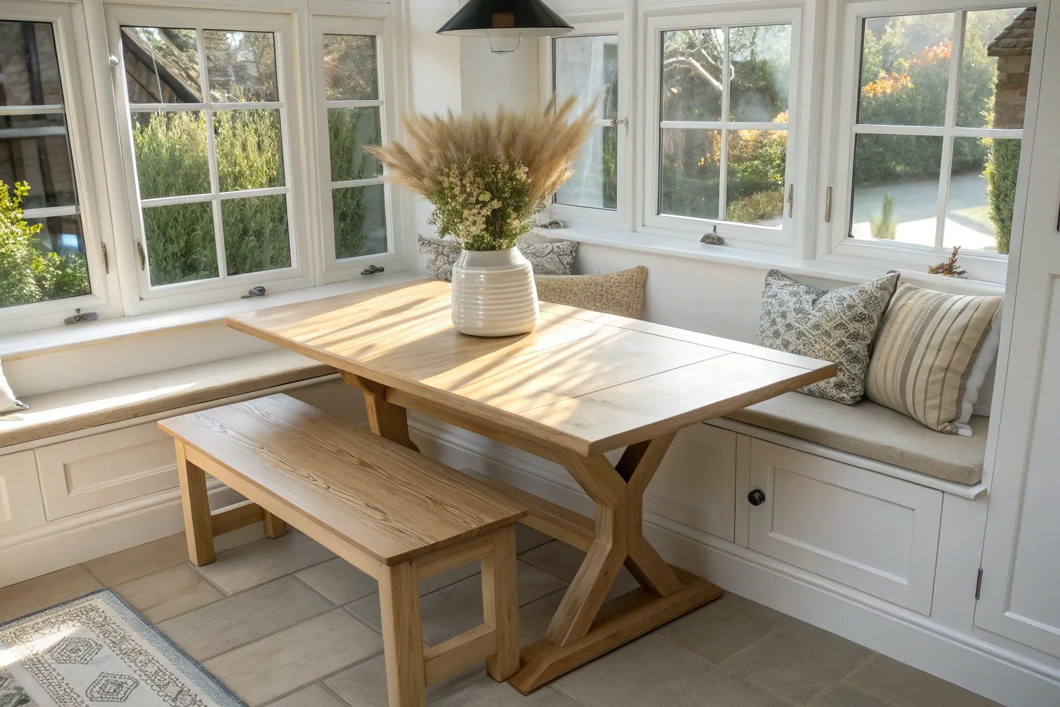 14+ Cozy Bay Window Table Ideas for Bright, Small Spaces