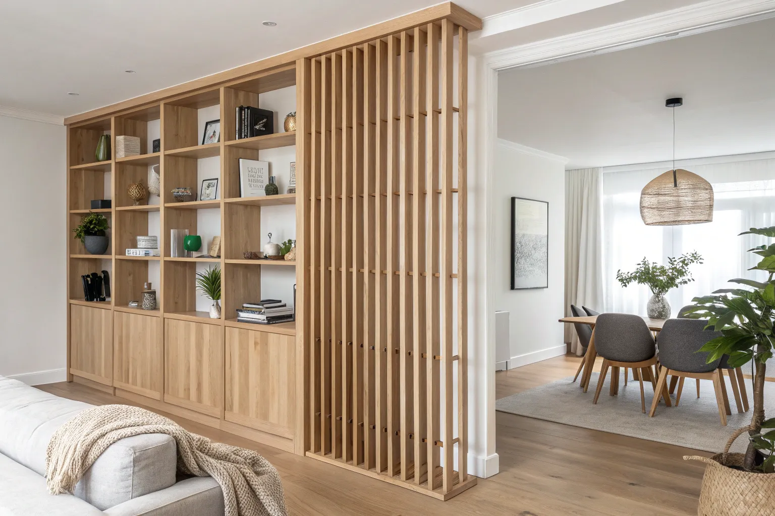 16+ Smart Built-In Room Divider Ideas for Cozy Open Spaces