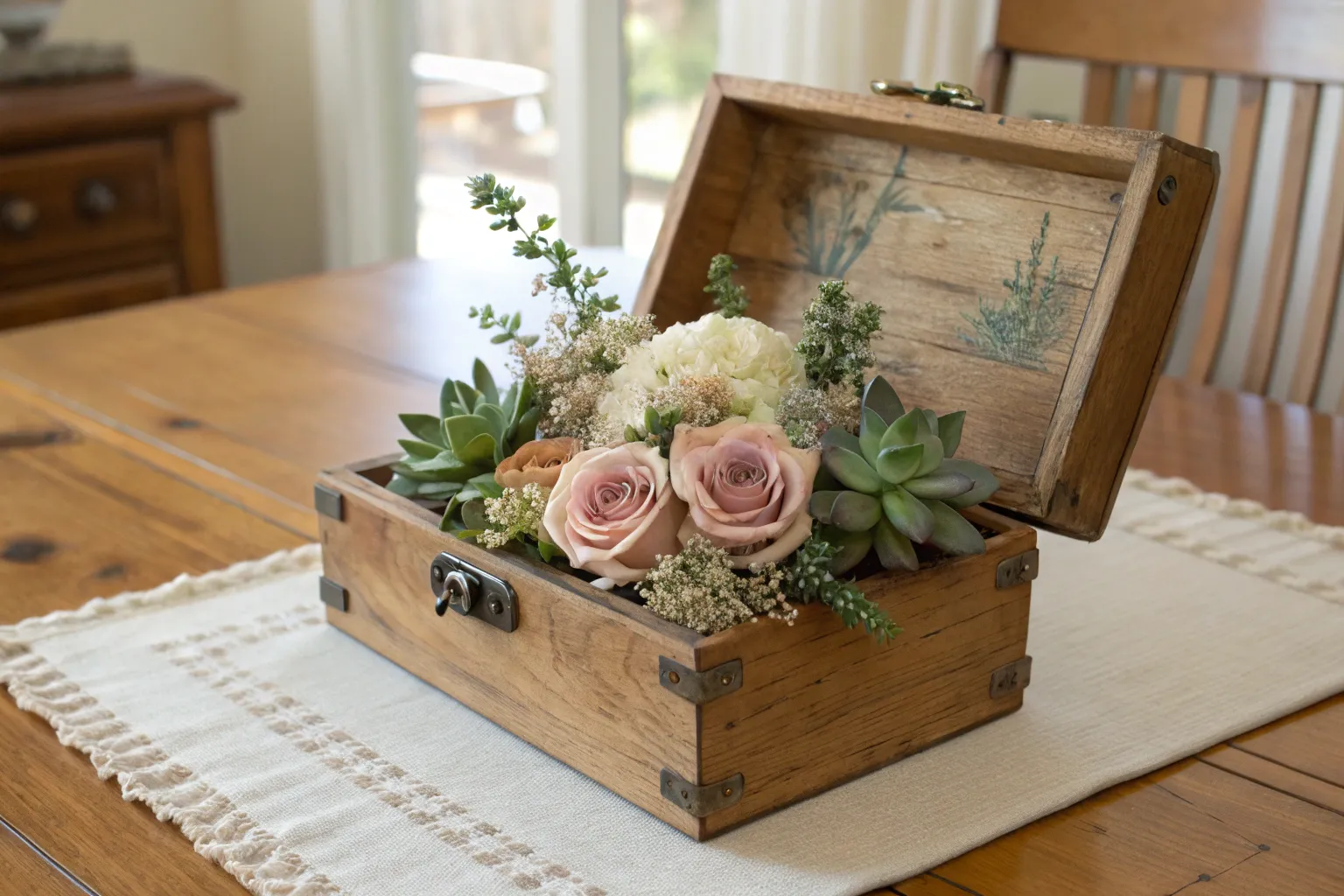 16+ Rustic Cigar Box Centerpiece Ideas for Cozy Tables