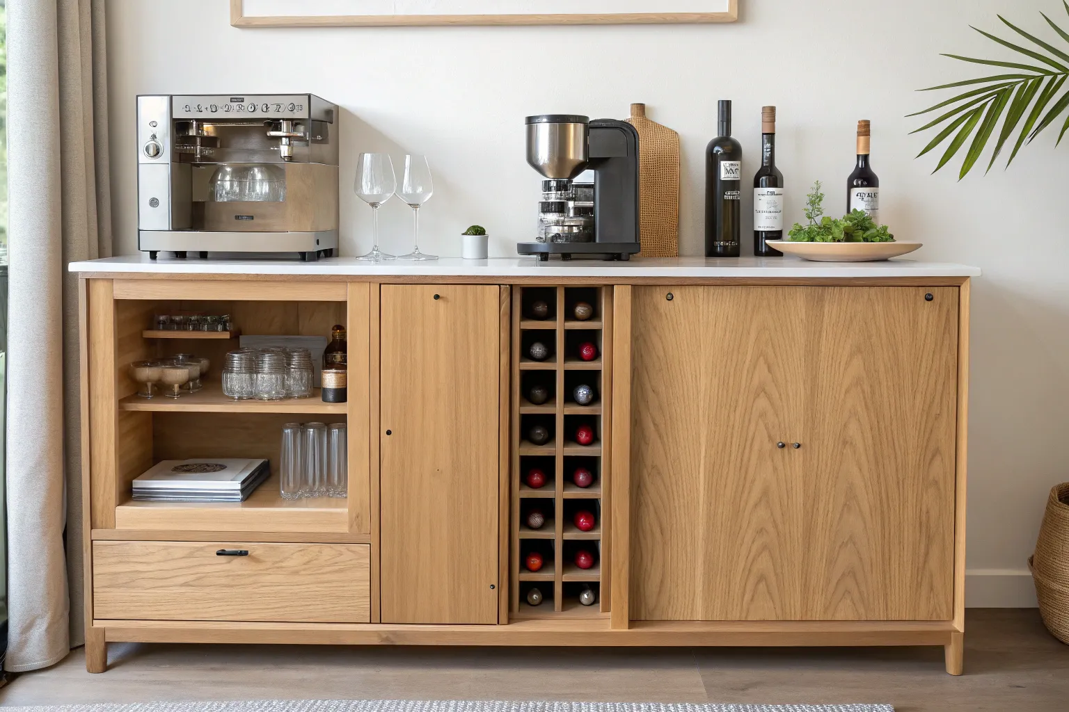 16+ Stylish Coffee and Alcohol Bar Ideas for Small Spaces