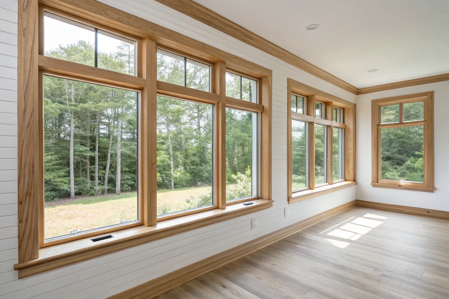 15+ Stylish Double Window Trim Ideas for a Cozy Wood Look