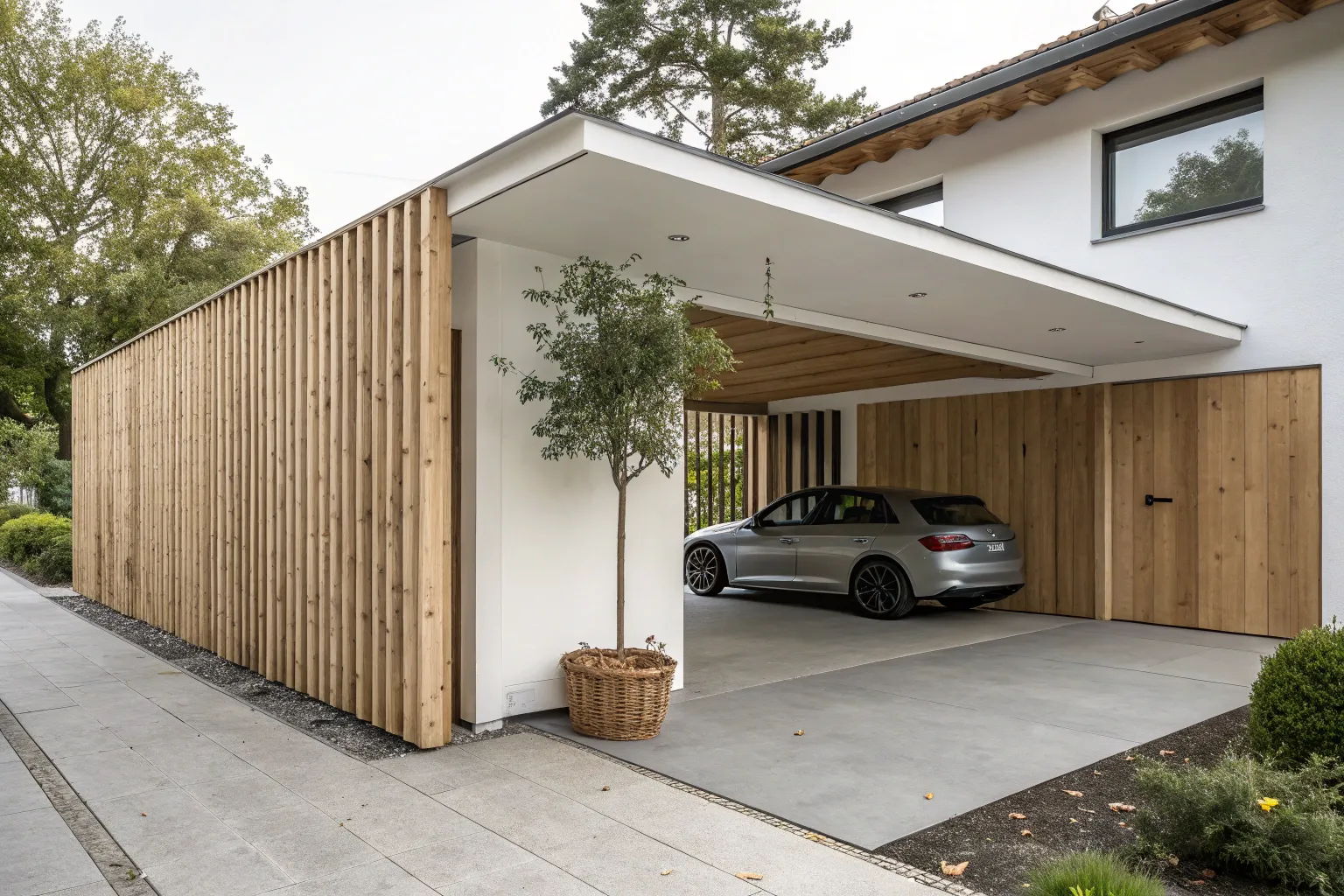 18+ Smart Enclosing a Carport Ideas for a Wood-Framed Upgrade