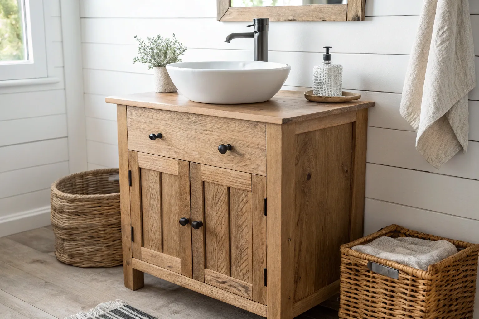 15+ Smart Farmhouse Bathroom Ideas on a Budget