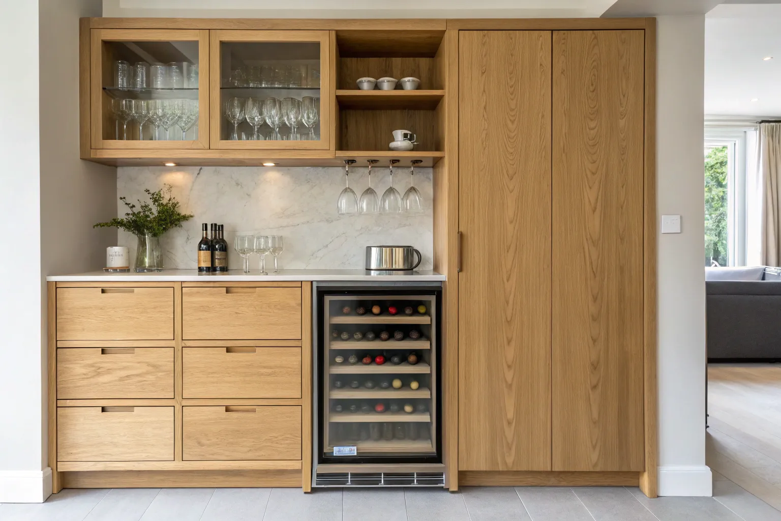 16+ Stylish Kitchen Wine Bar Ideas for Small Spaces
