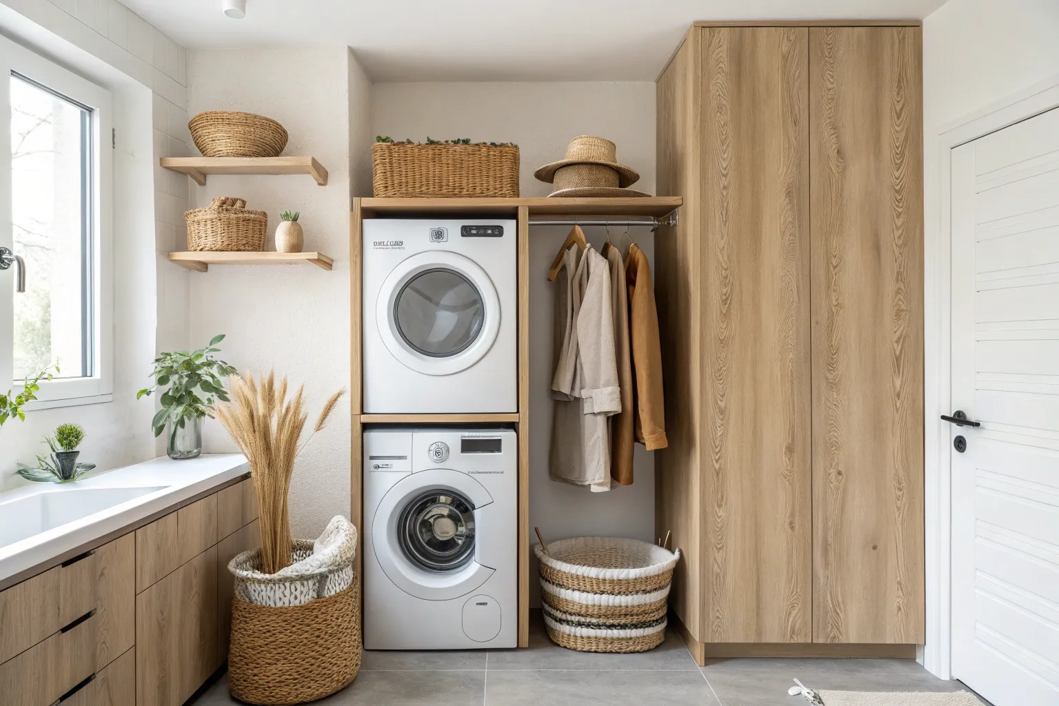 13+ Smart Laundry Room Coat Rack Ideas to Maximize Space