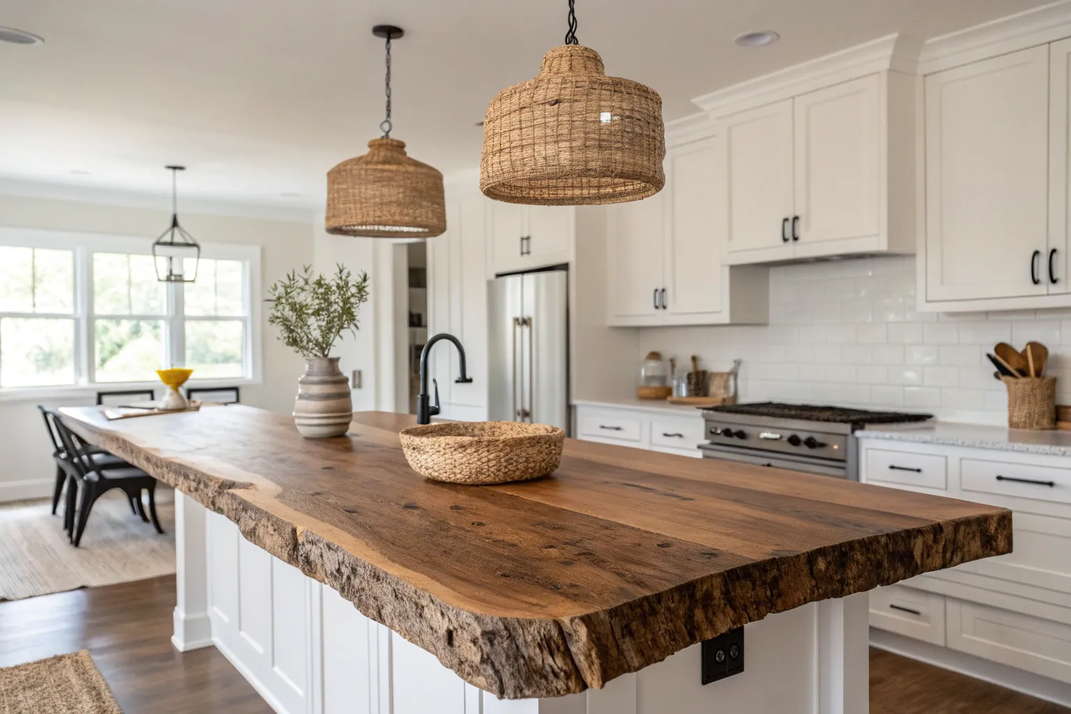 17+ Beautiful Live Edge Kitchen Island Ideas