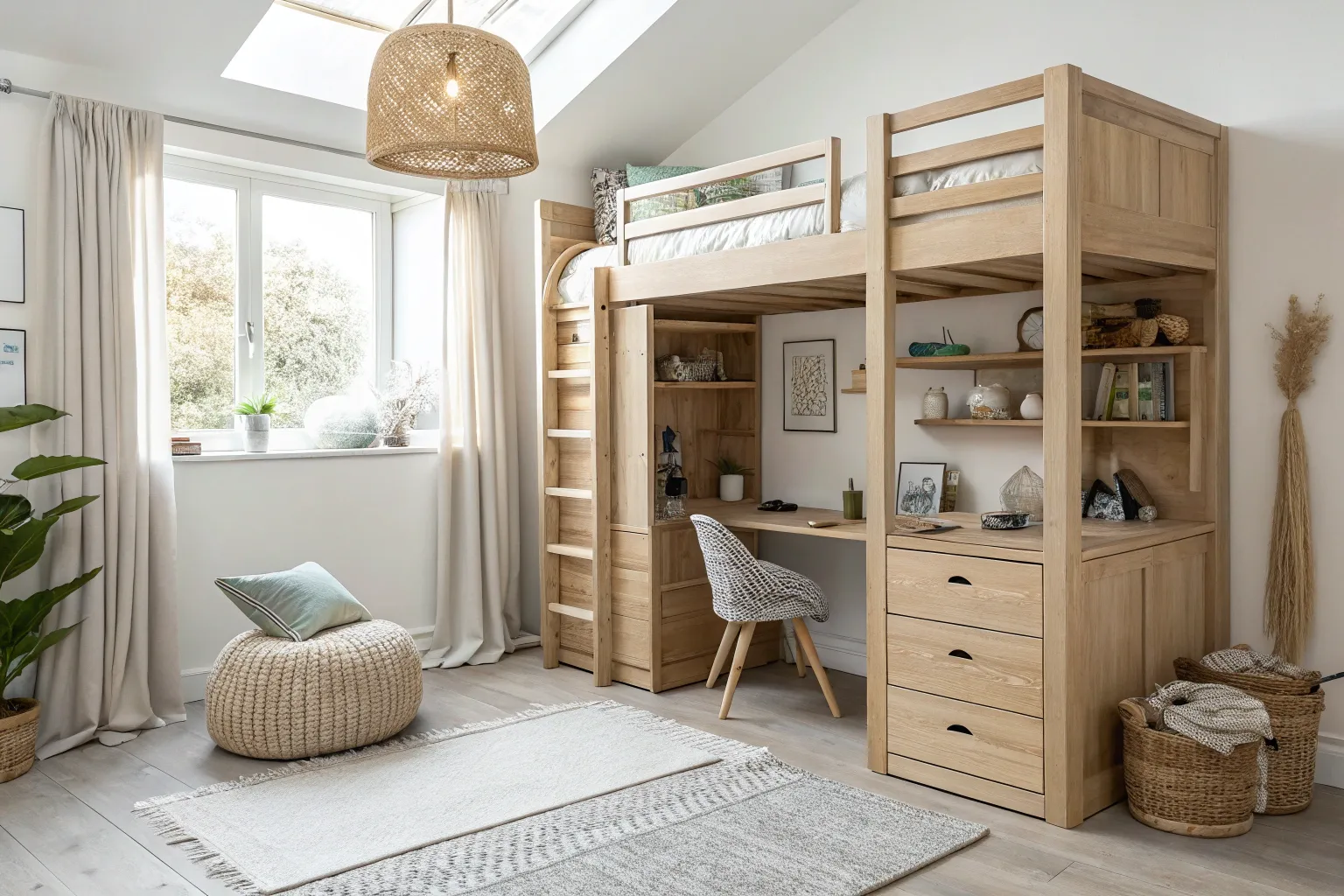 11+ Loft Bed Aesthetic Ideas: Cozy Wooden Styles