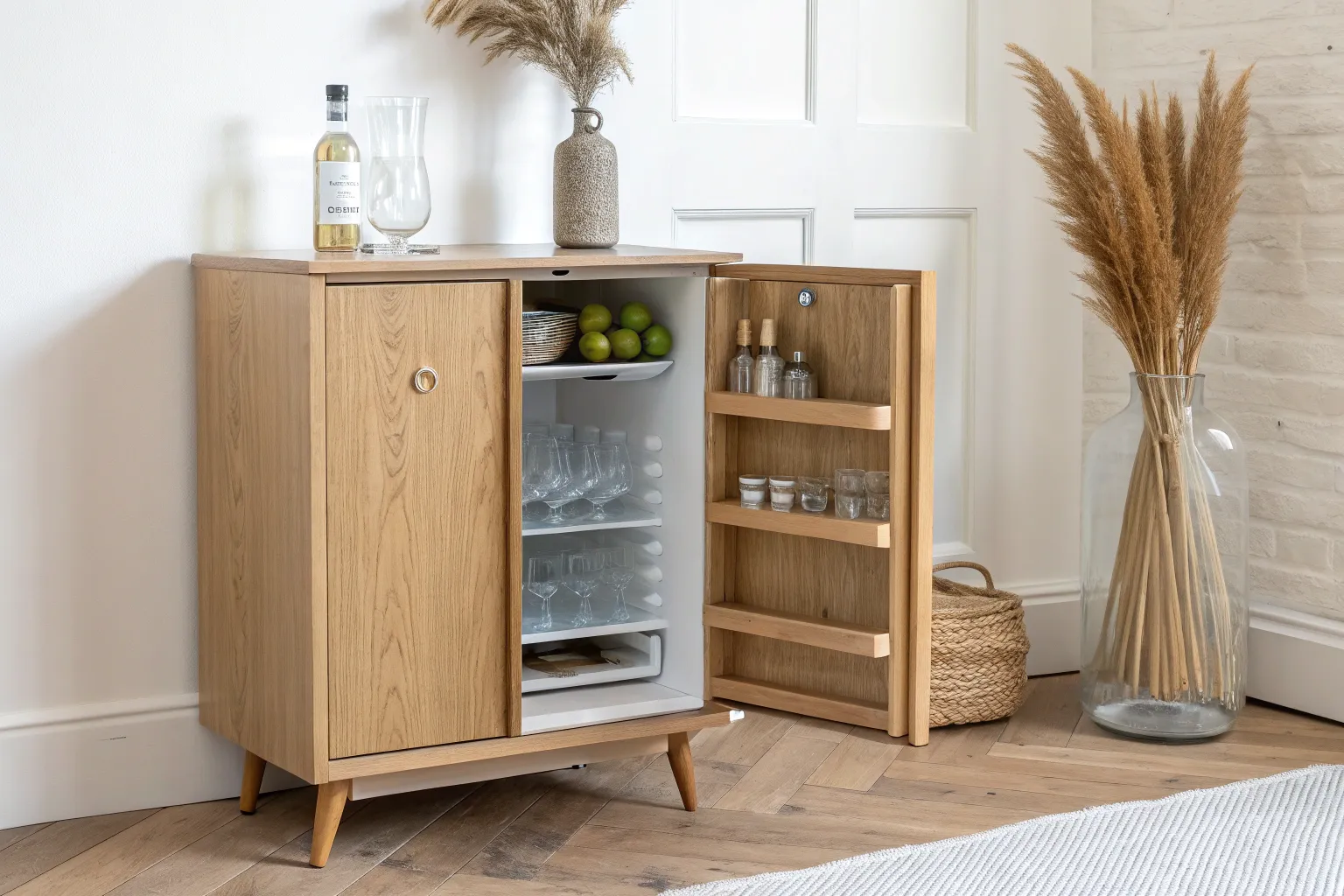 16+ Stylish Mini Bar Cabinet Ideas for Small Spaces