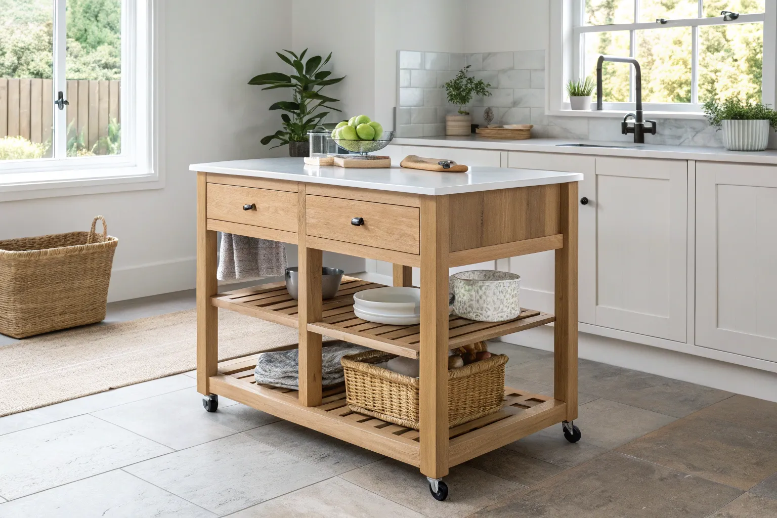 20+ Smart Movable Kitchen Island Ideas for Small Spaces