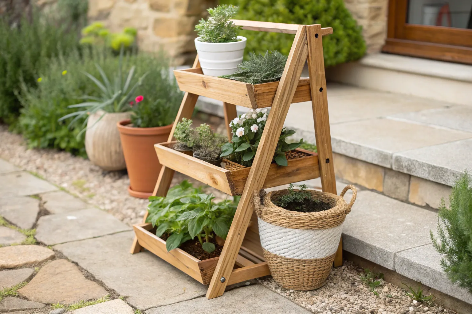 16+ Stylish Outdoor Plant Stands Ideas for Every Patio