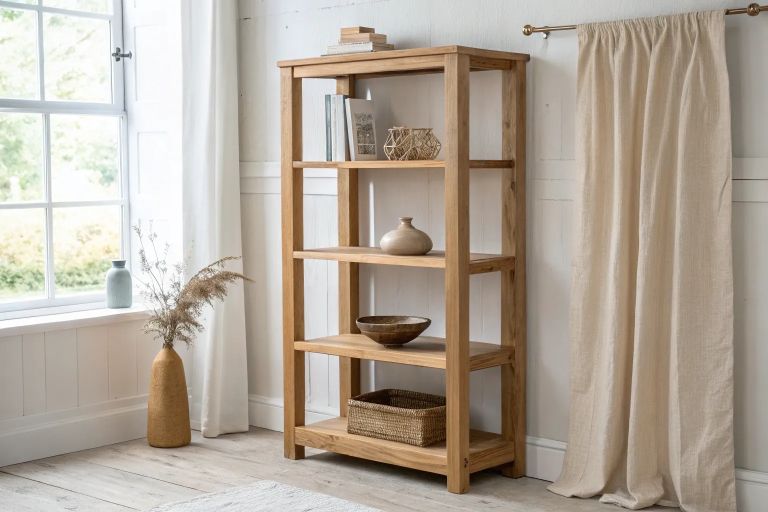 19+ Clever Shelf Cover Ideas for a Cozy Woodsy Look