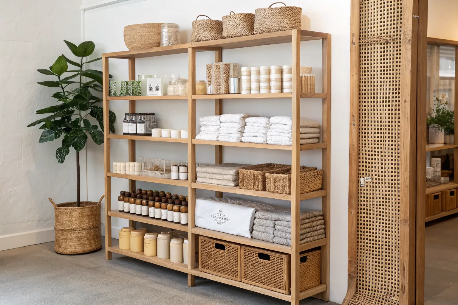 17+ Smart Small Retail Shelving Ideas in Wood