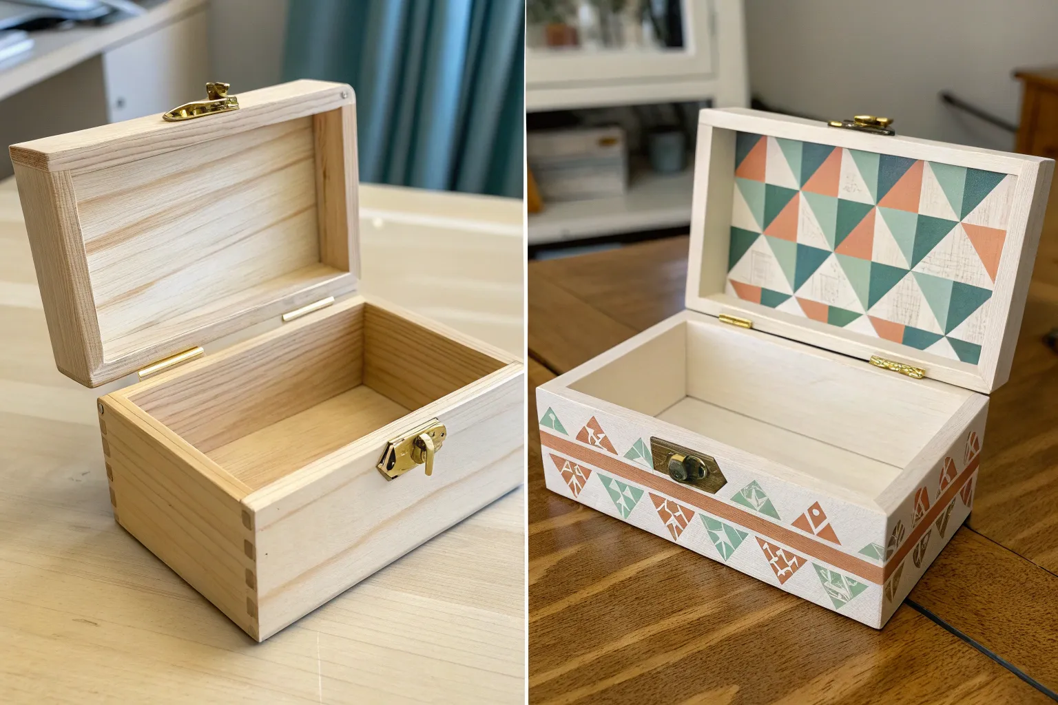 15+ Creative Small Wooden Box Decorating Ideas