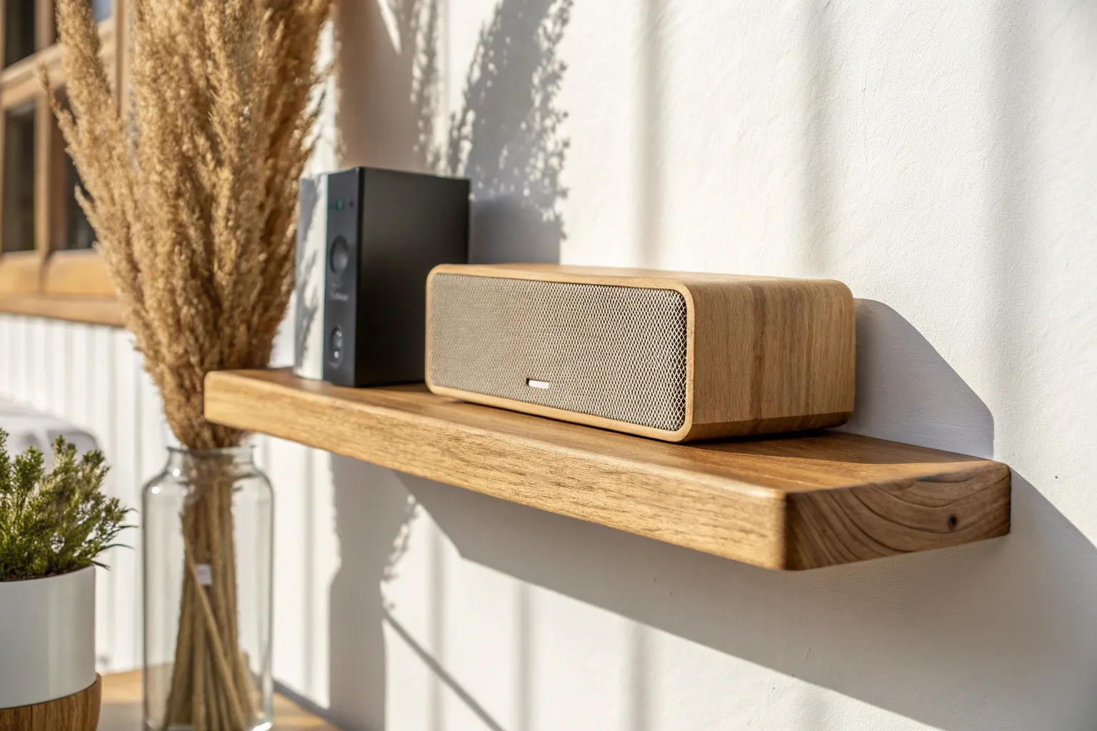 19+ Stylish Speaker Shelf Ideas for a Clean, Woodsy Setup