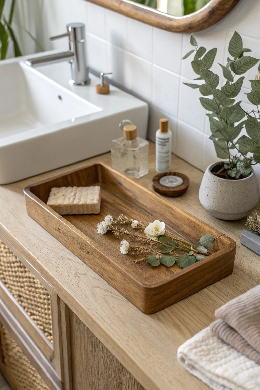 15+ Stylish Bathroom Vanity Decorating Ideas for a Cozy Look
