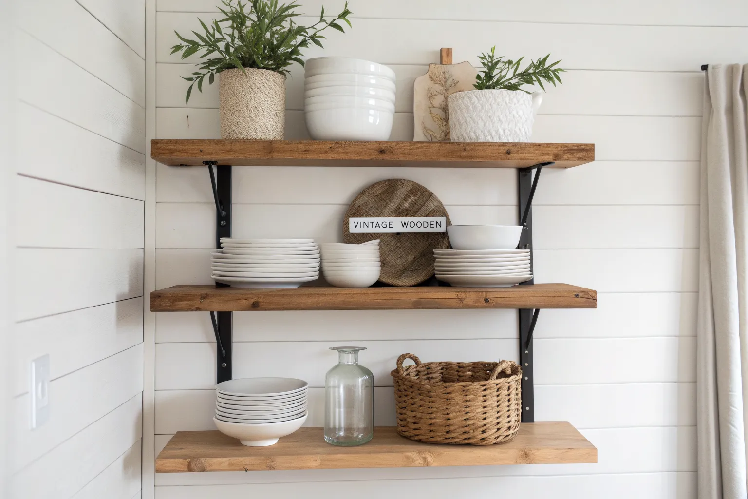 15+ Charming Farmhouse Shelf Ideas for a Cozy, Rustic Home