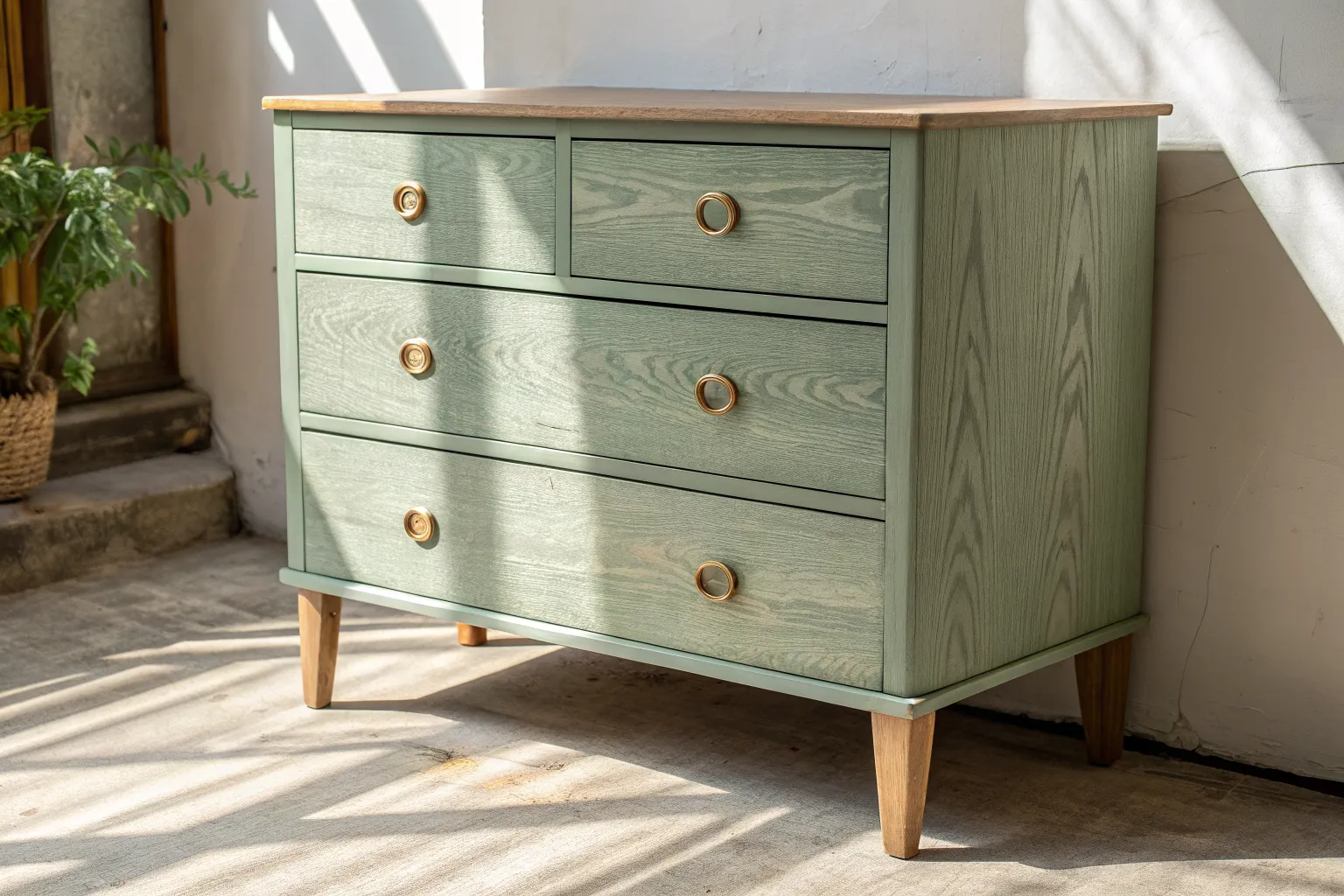 17+ Fresh Green Painted Furniture Ideas for a Cozy Home