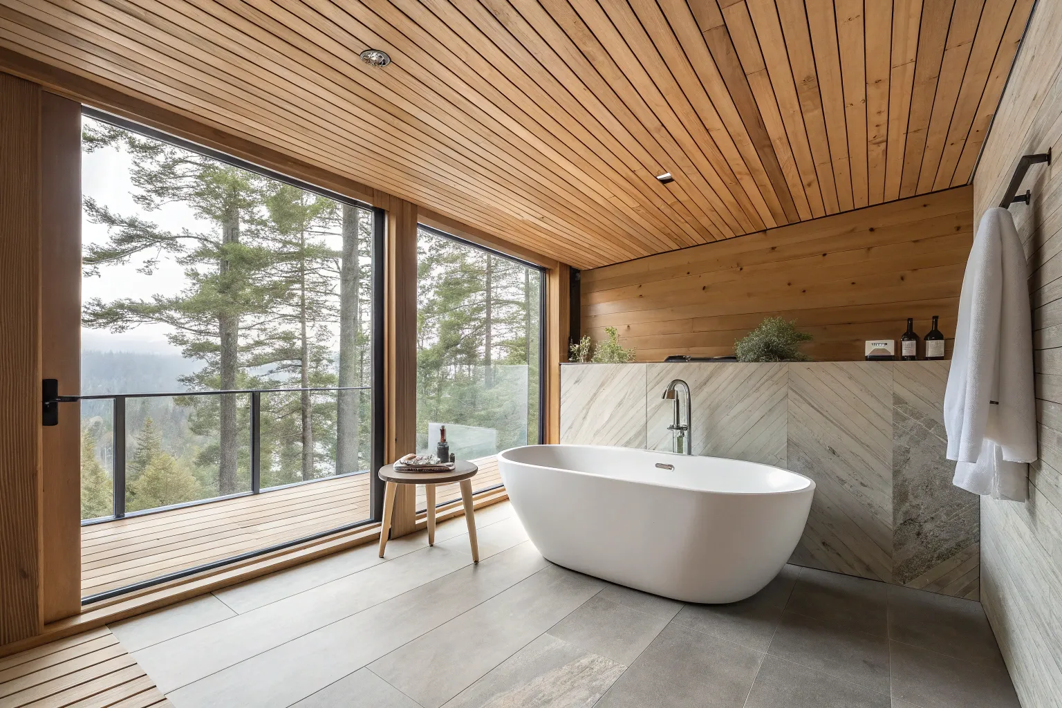 18+ Modern Cedar Bathroom Ideas for a Warm, Spa-Like Look