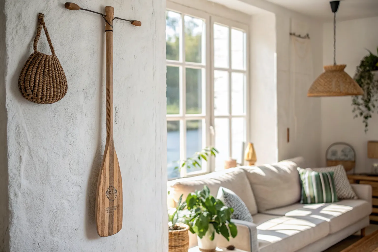 8+ Rustic Oar Decorating Ideas for Coastal Home Decor