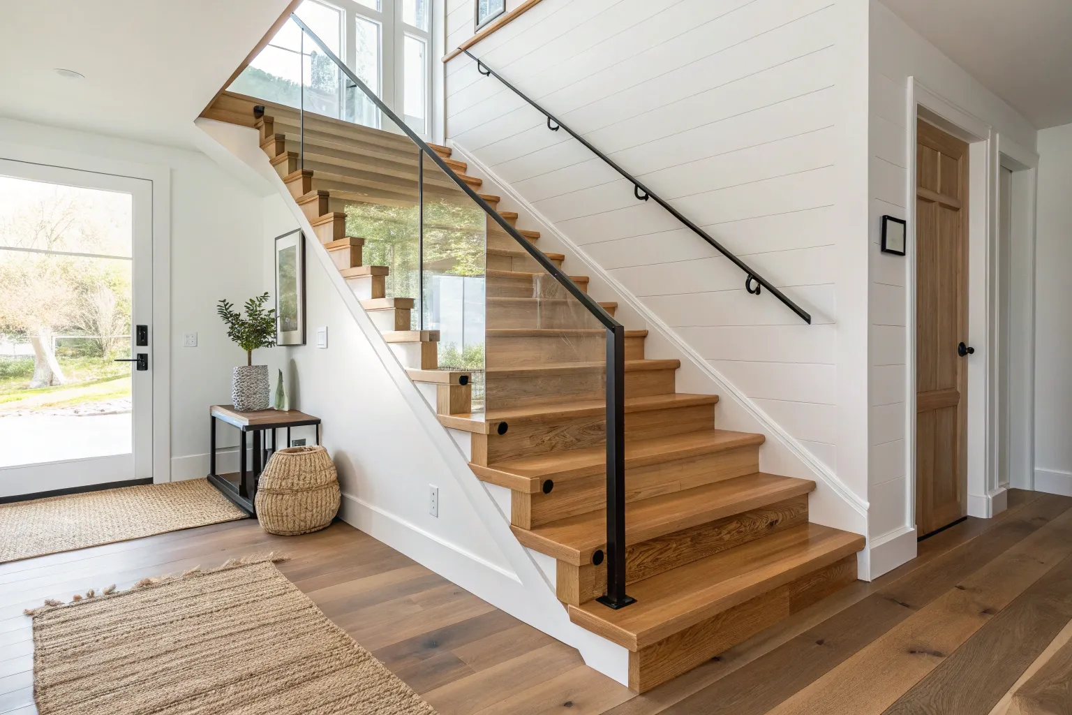 8+ Stylish Straight Staircase Ideas for Modern Homes